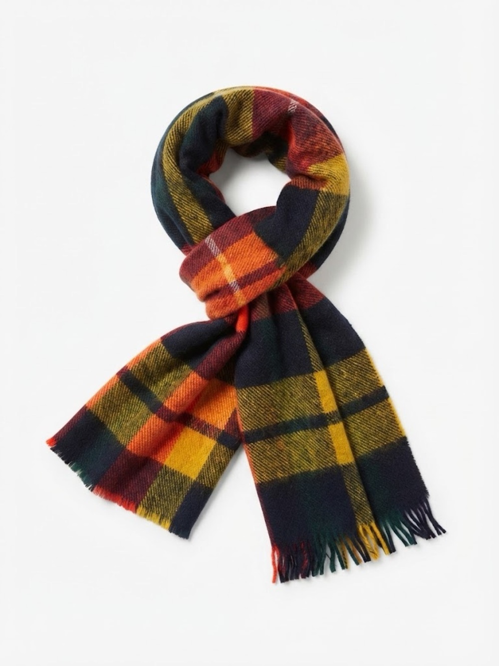 EATONS SCOTLAND PURE WOOL PLAID SCARF